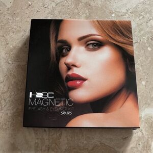 HSBC 5 Pairs Magnetic Lashes/Eyeliner Kit, Magnetic Eyeliner, Tweezers NIB